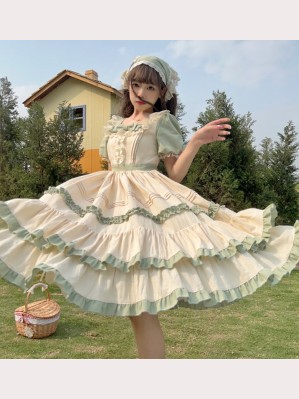 Mandarin Manor Lolita Style Dress OP (WS82)